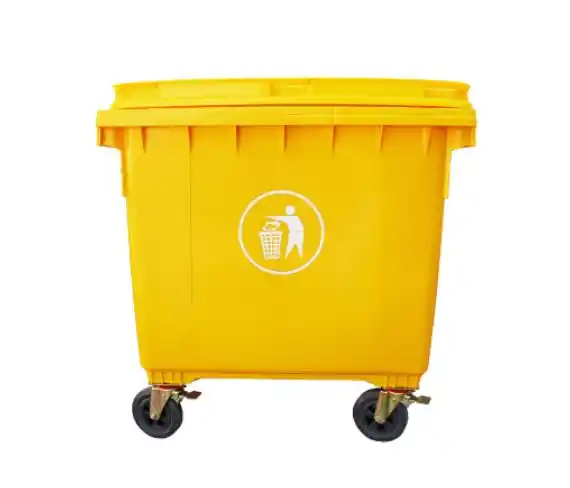 Contenedor Basura 1100 Litros Amarillo 1 Contenedor Basura 1100 Litros Amarillo