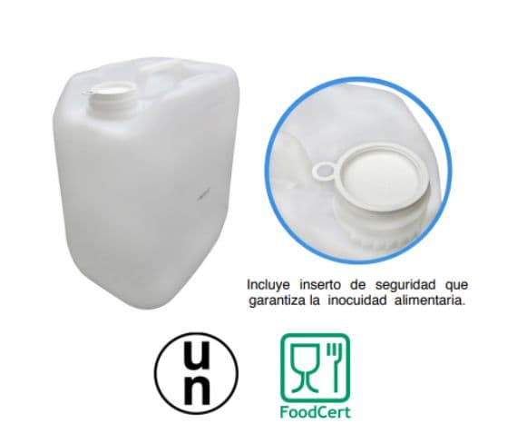 BIDÓN 30 LITROS UN FOODCERT 1 Bidon 30 ltrs