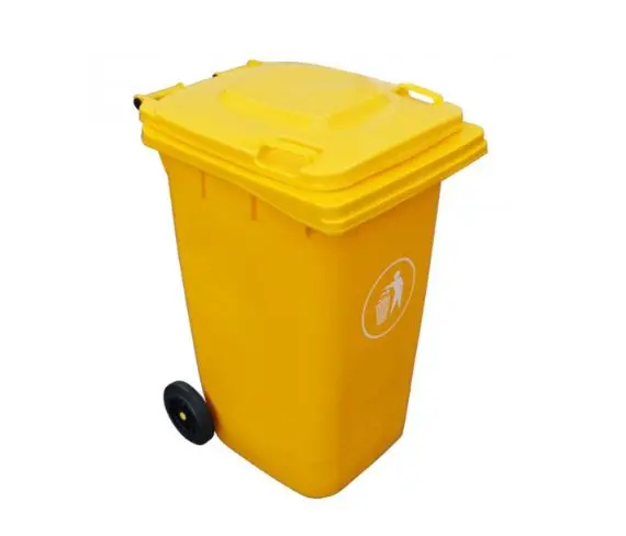 Contenedor Basura 240 Litros Amarillo 1 Contenedor Basura 240 Litros Amarillo