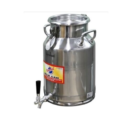 Bidón 20 litros sellable de acero inoxidable con llave 1 Bidón 20 litros sellable de acero inoxidable con llave
