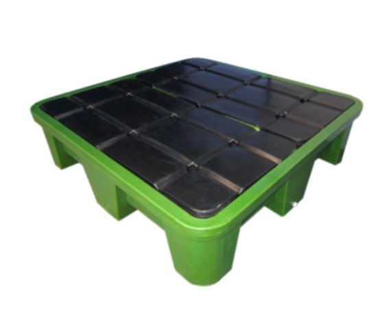 PALLET DE CONTENCION DE DERRAMES 4 TAMBORES 1 Pallet plastico 4 tambores