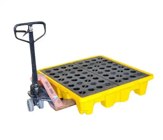 Pallet Plastico Antiderrame 4 Tambores 3 Pallet Plastico Antiderrame 4 Tambores