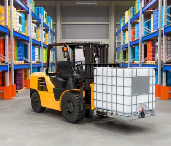 ESTANQUE IBC ANTIESTÁTICO UN MX-EX 2 IBC con Yale