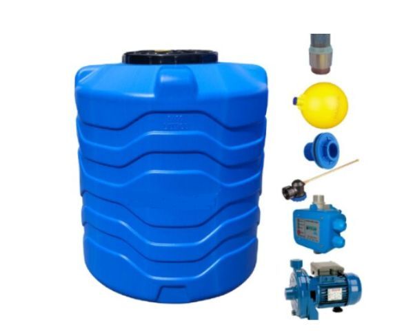 Estanque 2400 Ltrs + Kit Bomba 1 HP 1 Estanque de Agua1400 Ltrs Kit Instalación 1 HP