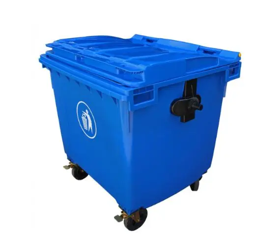 Contenedor Basura 1100 Litros Azul 1 Contenedor Basura 1100 Litros Azul