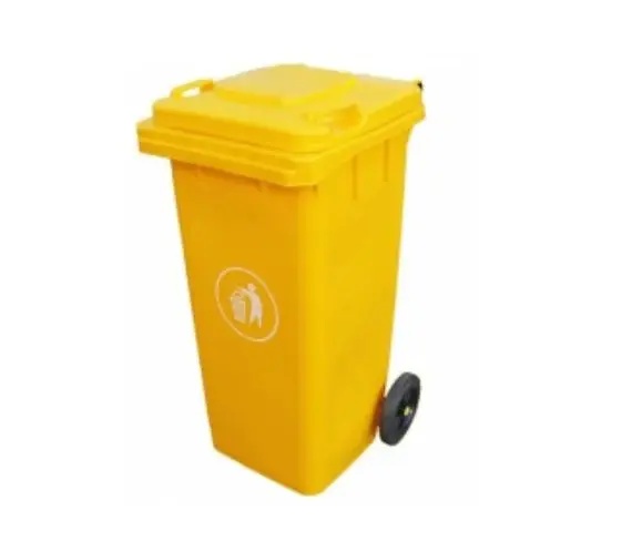 Contenedor Basura 120 Litros Amarillo 1 Contenedor Basura 120 Litros Amarillo
