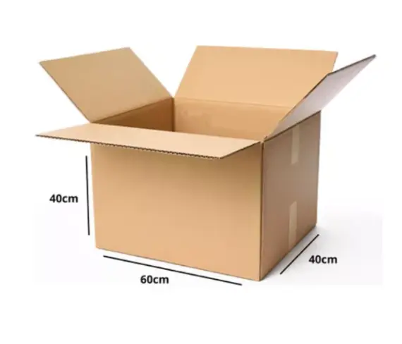 CAJAS DE CARTÓN CORRUGADO 60X40X40 1 CAJAS DE CARTON CORRUGADO 60X40X40