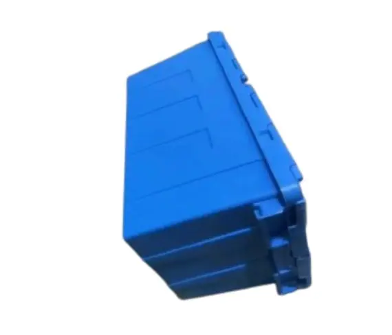 Caja plastica 70 litros de color azul Abisagrada 2 Caja plastica 70 litros de color azul Abisagrada - Imagen 2