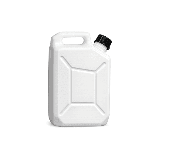 Bidón Plástico 5 Litros Standard Blanco con Tapa 34 | Alta Resistencia HDPE 1 BIDON 5 LT STANDARD BLANCO TAPA 34